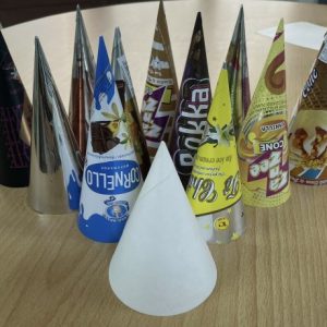 Paper Ice Cream Cone Sleeve