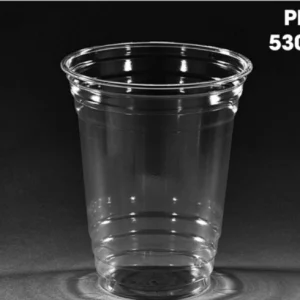530ml PET Plastic Cup for Coffee, Milk Tea