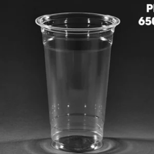 650ml PET Plastic Cup for Coffee, Milk Tea