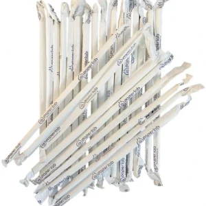 WRAPPED PAPER STRAW