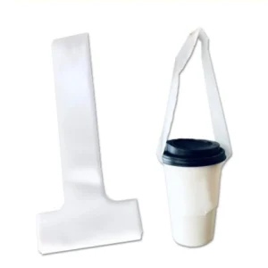 Plastic T-Shirt Cup Carrier