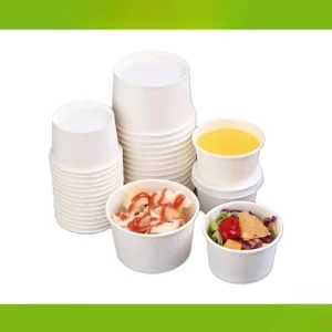 Disposable White Paper Bowl