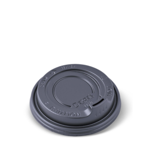 8oz Hot Drink Lid Black - LID 8OZ SPOUT BLACK